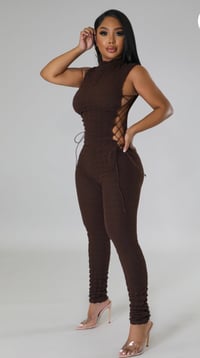 Image 3 of  Brown Skin Jumpsuit