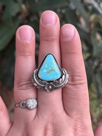 Image 2 of Sterling & Pilot Mountain Ring Sz 8
