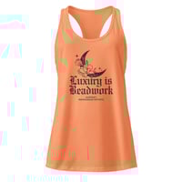 Image 3 of Luxury is Beadwork Women’s fitted racerback tank top