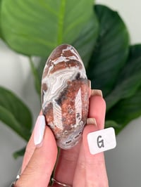 Image 7 of LARGE SANGRIA LACE AGATE SHIVAS
