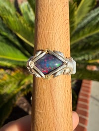 Image 2 of Smoked opal Sterling silver ring
