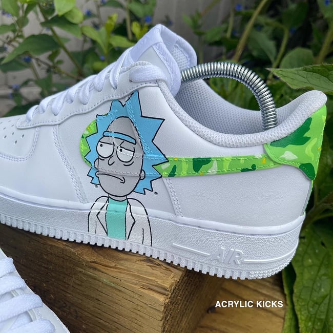 Nike AF1 - 1 of 1 Rick and Morty V2 