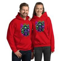 Image 6 of 4 Weed skulls Unisex Hoodie