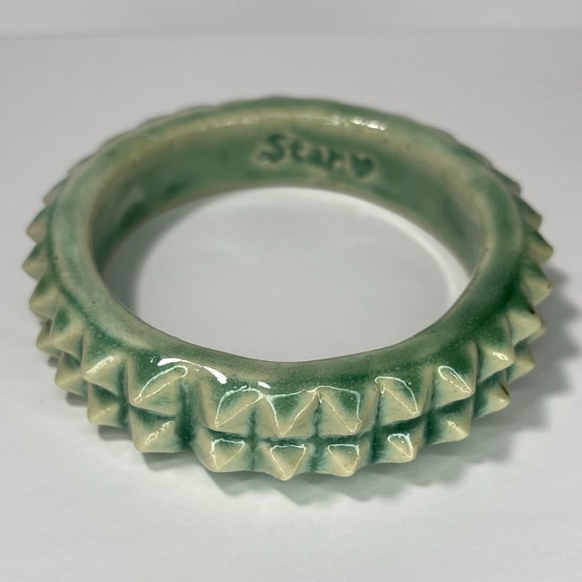 Mint Studded Bracelet - 7.50 in Inner Diameter