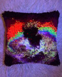 Image 3 of Rainbow Rising Shag Pillowcase