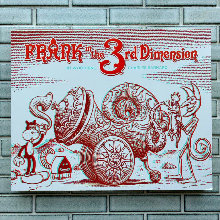 Frank in the 3rd Dimension by Jim Woodring - W/3D GLASSES