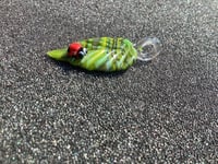Image 4 of Green Leaf W/ Ladybug pendant 