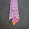 Pink Bee Necktie