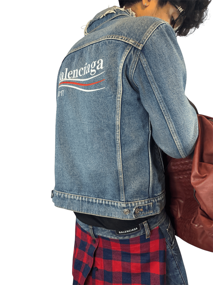 Image of Balenciaga 2017 Campaign Denim Jacket