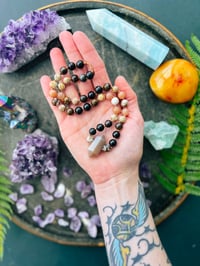 Image 1 of ✿ MOONSTONE + BRONZITE Choker ✿