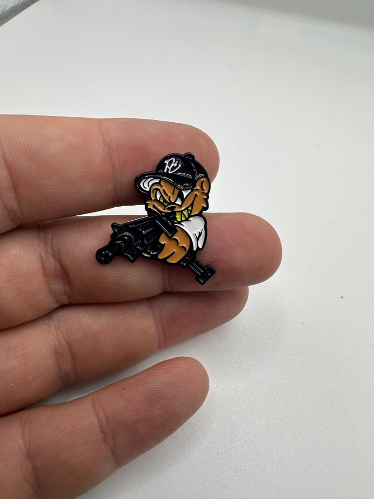 PinzCity Scare Bear Shooter Peeker white 