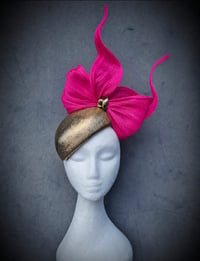 Image 1 of 'Bowie hugger' in Gold and Hot pink