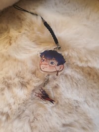 Image 1 of The Hundred Line phone charms (2pcs mini keychain)