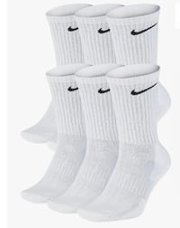 Image 2 of Nike everyday socks white (6 pack)