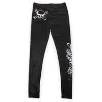 Image 2 of SKULL MESH TIGHTS