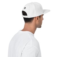 Snapback Fenrir Hat White Back logo