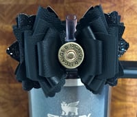 Image 3 of Black Western Tumbler Straw Topper Bow copy