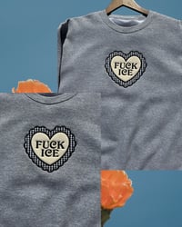 Image 4 of Fuck Ice- Gingham Scalloped Heart TOP