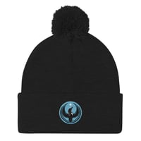 Image 5 of Pom-Pom Beanie - Blue Rebel Loon