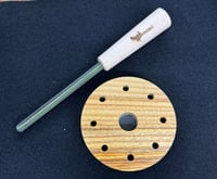 Image 2 of Canary wood glass over gray slate / 2 piece webwood striker