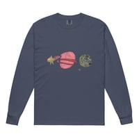 Image 4 of Splash Down Adult Garment-dyed heavyweight long-sleeve shirt