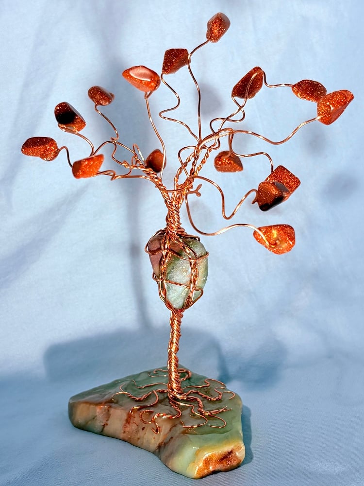 Image of Red Goldstone Crystal Tree