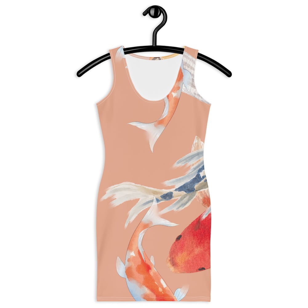 ZEN EXP - Koi fish bodycon dress