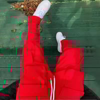 Cloud sweats cargo pocket (red)
