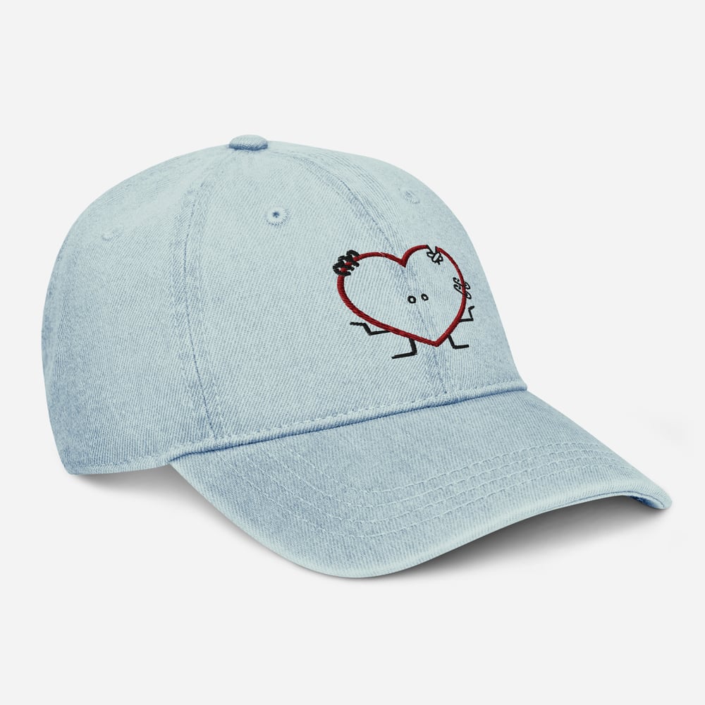 Image of Punk Heart Denim Hat