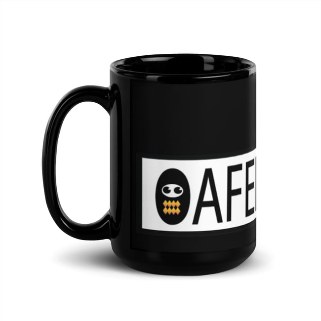 OAFENDUNCE-Official Black Glossy Mug