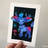 Image 1 of PRINT AMANITALI (VERSION FORÊT BRUMEUSE 💙)