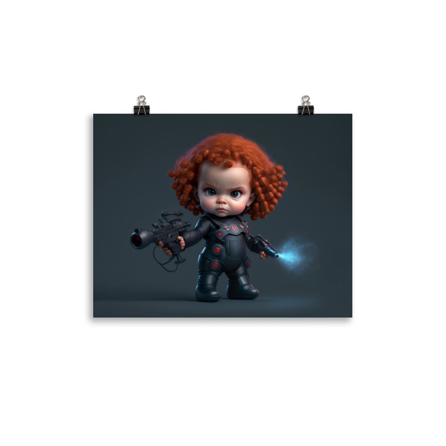 Image of Marvel Babies - Black Widow | Photo paper poster