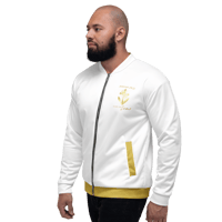 Image 3 of Unisex Bomber Jacket - Gold