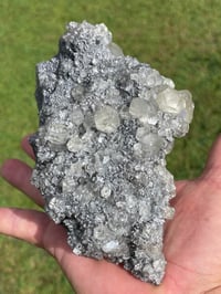 Image 5 of Quartz With UV Calcite & Green Fluorite Specimen #1842