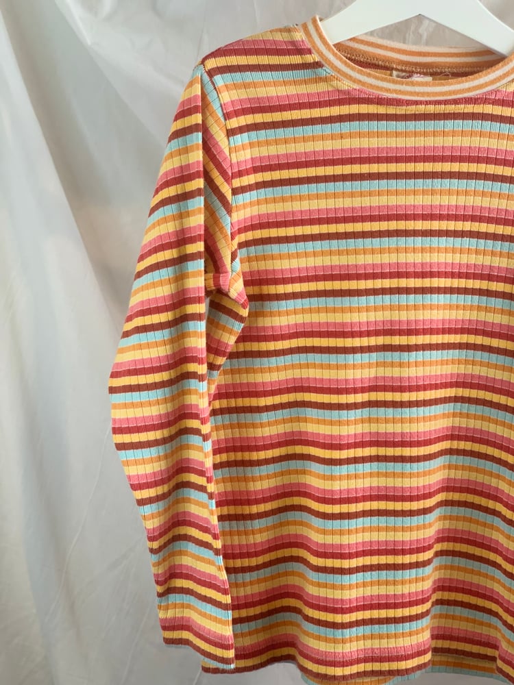Image of Oilily ribbed long sleeve top 9 - 10 years 