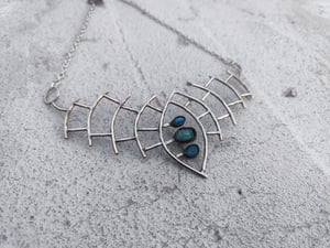 Blue stones necklace  Copy