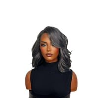 Image 2 of Nova |Silver Gray Loose Wave Wig