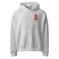 Image 2 of CortesNYC Essential Hoodie – Red Iconic Logo