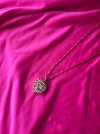 Image 1 of Crystal Heart Necklace 