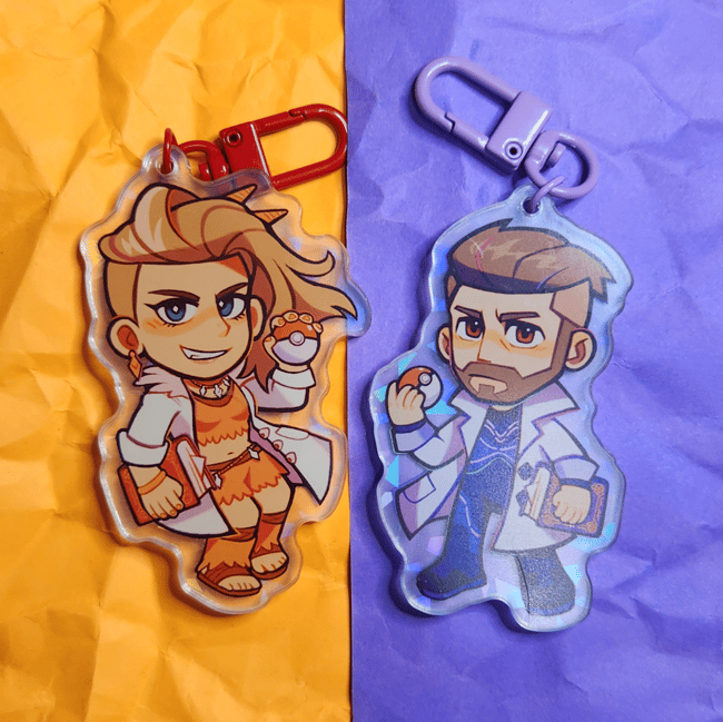 [Keychain] Sada & Turo (2-sided!)