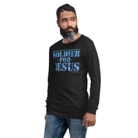 Image 3 of Soldier For Jesus ICE Unisex Long Sleeve Tee