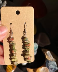 Unakite earrings