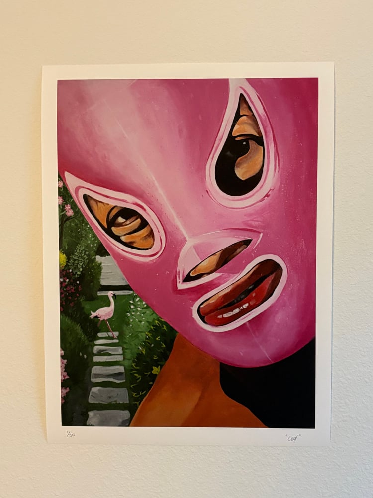 “Summer Garden Selfie” Fine Art Print