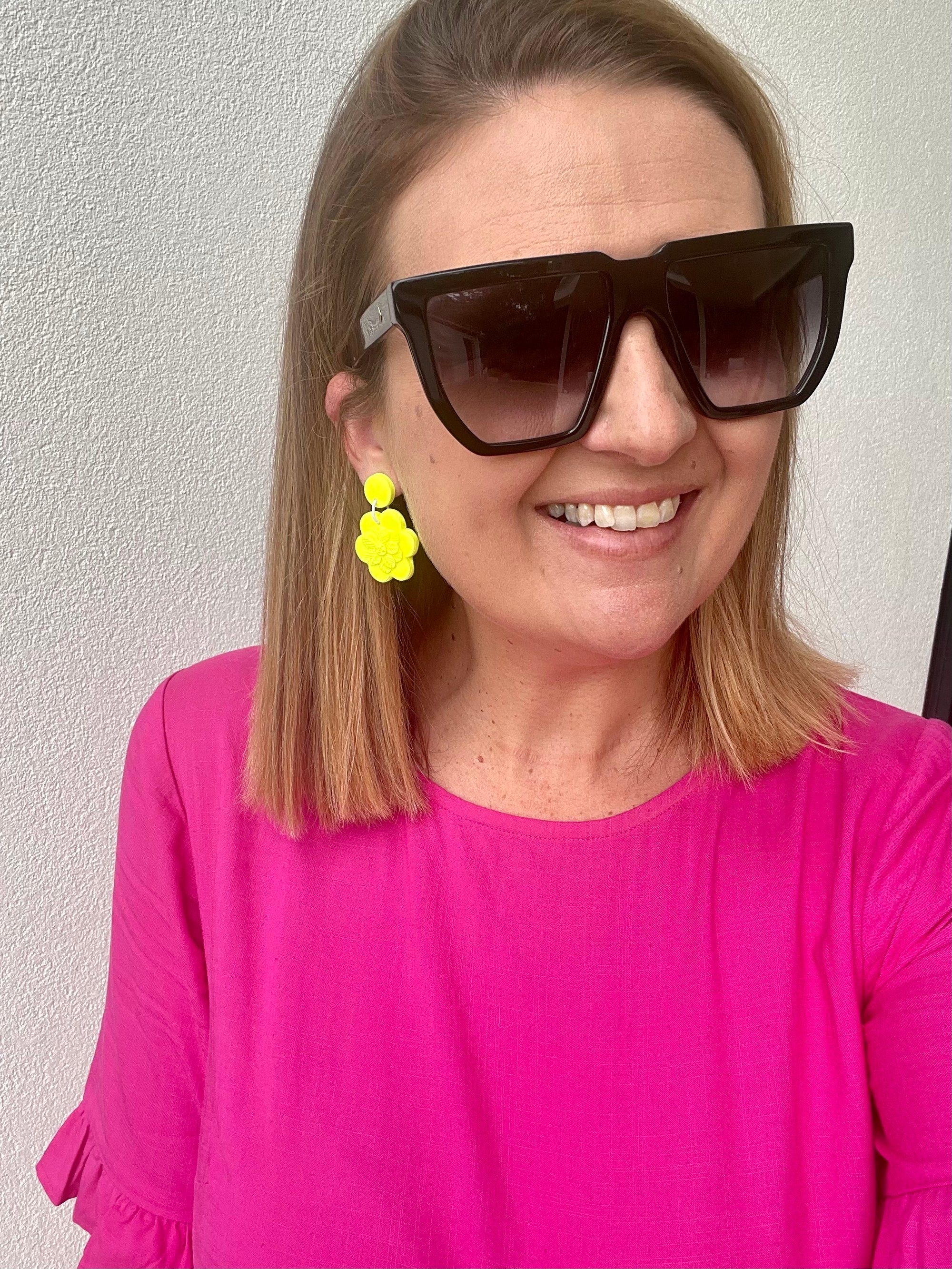 Flicks Fluro Yellow | Made By Miss Jade