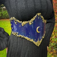 Image 3 of Night Sky Glass Underbust Corset