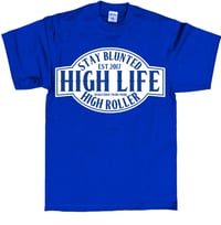 STAY BLUNTED BLUE SHIRT