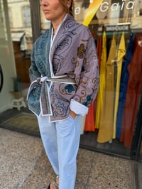 Image 13 of Veste Kantha indienne