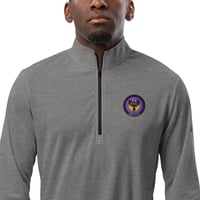 Image 4 of Support Art - Quarter zip pullover