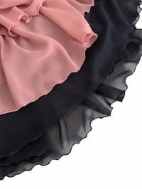 Image 5 of  High low chiffon full circle skirt 