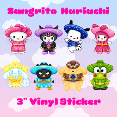 Image of San Rio Mariachi Stickers
